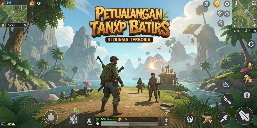 Tampilan memukau dari gameplay Open World di 9N9N.