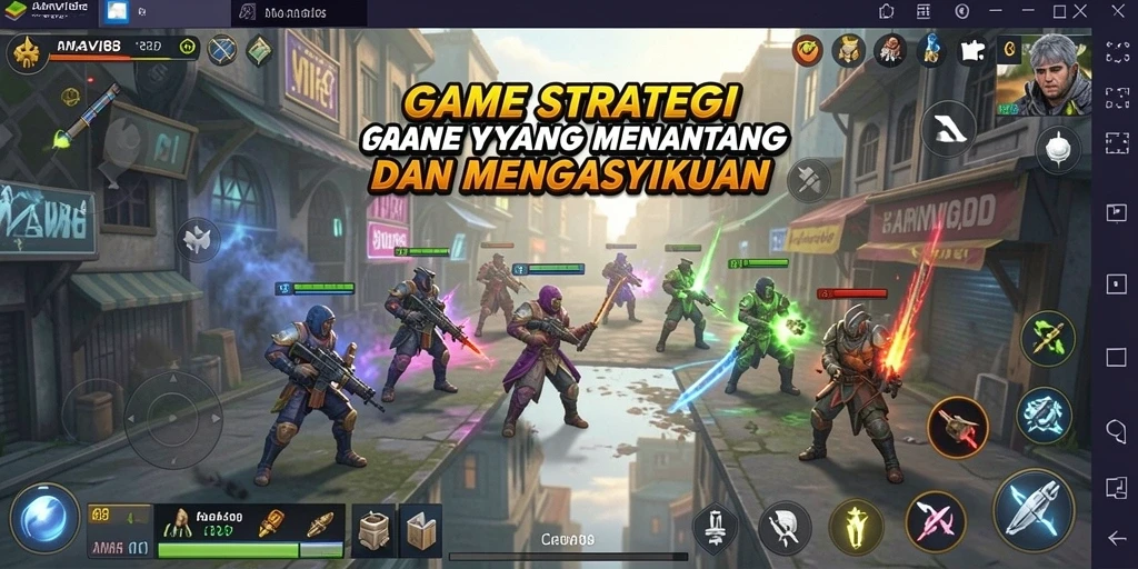 Tampilan menarik dari gameplay strategi AMAVI88.