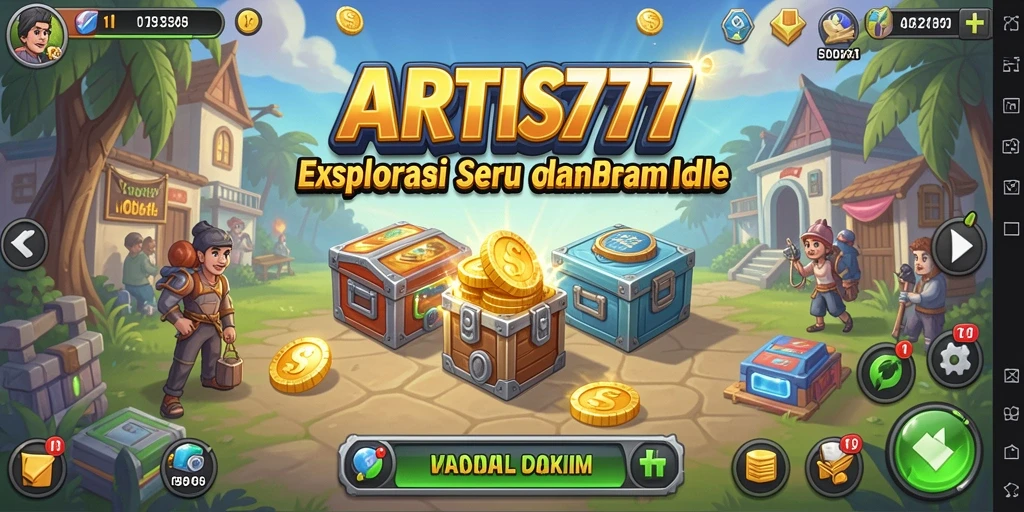 Tampilan gameplay ARTIS777 yang menawan dalam mode Idle.