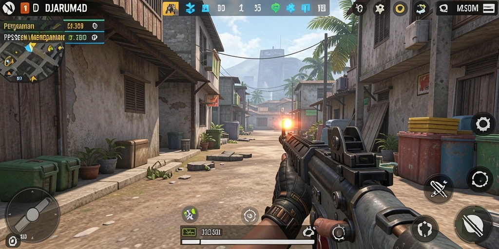 Tangkapan layar gameplay DJARUM4D yang penuh aksi.