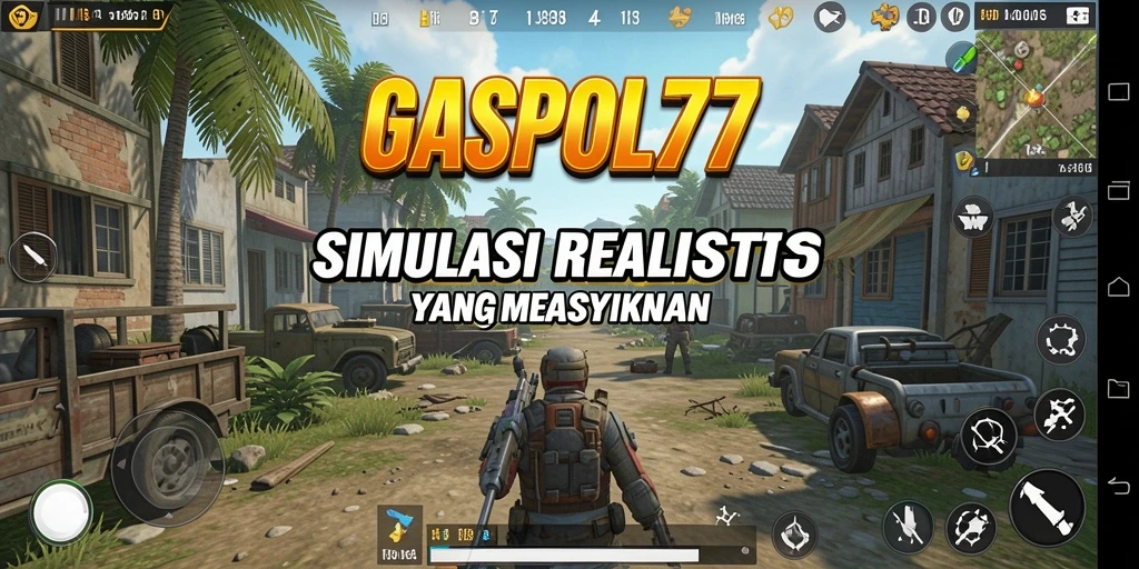 Tampilan gameplay GASPOL77 dengan simulasi kompleks dan interaktif.