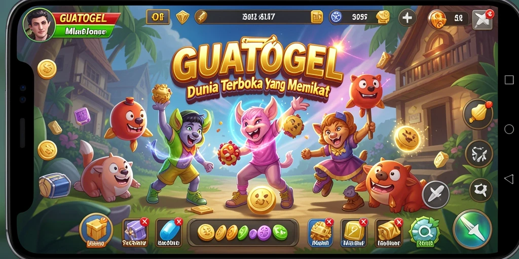 Tampilan menarik dari gameplay GUATOGEL yang memukau.