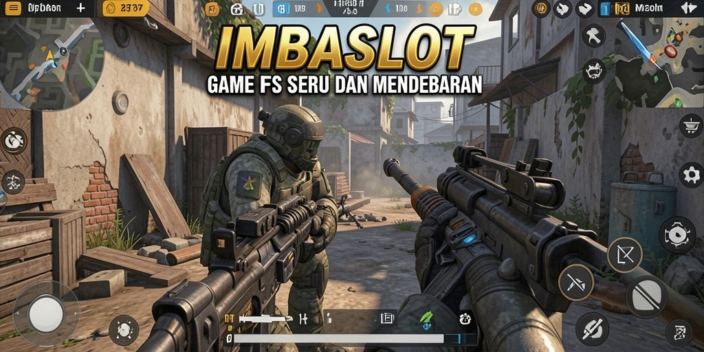Screenshot gameplay menampilkan pertempuran seru di IMBASLOT.