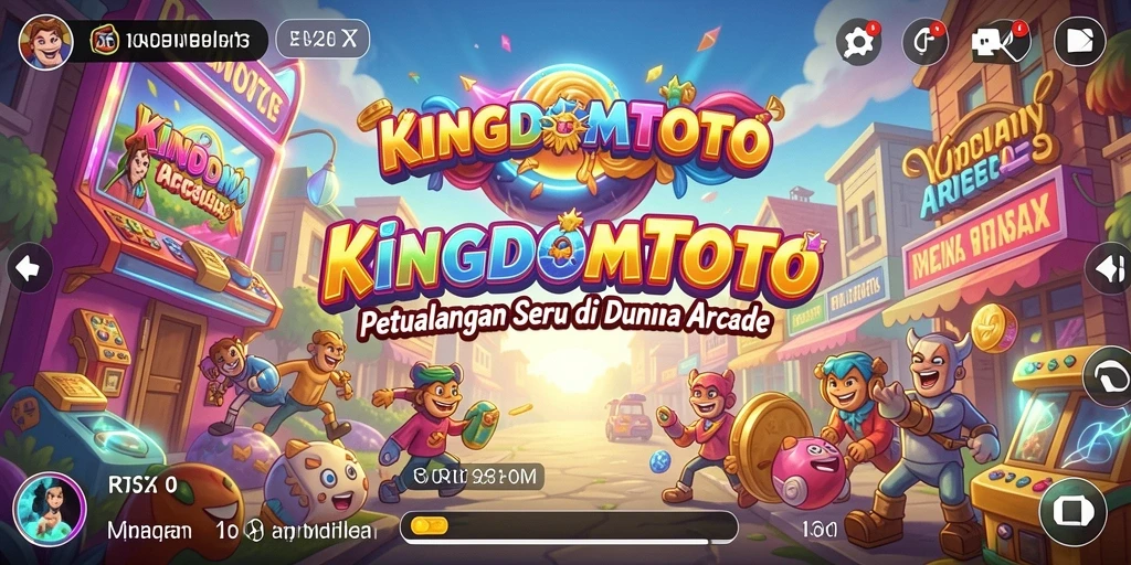 Screenshot KINGDOMTOTO menampilkan aksi seru gameplay Arcade.