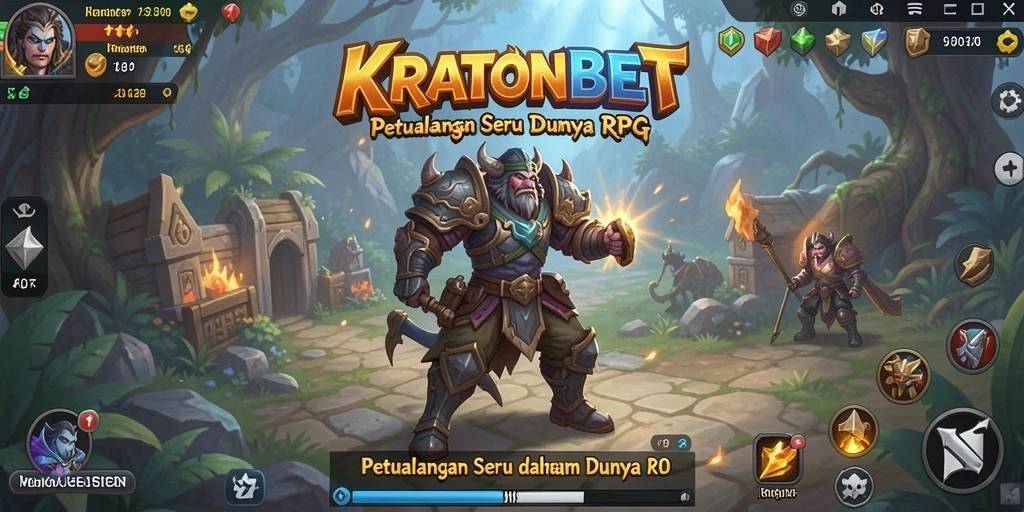 Tangkapan layar gameplay KRATONBET yang menampilkan aksi RPG yang mendebarkan.