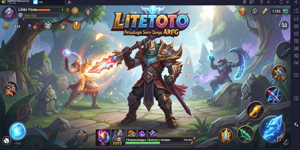 Gameplay seru dalam dunia fantasi LITETOTO.