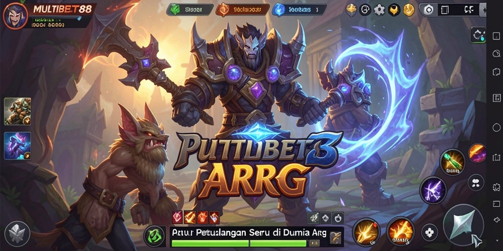 Tangkapan layar dari gameplay seru MULTIBET88 yang menampilkan aksi petualangan ARPG.