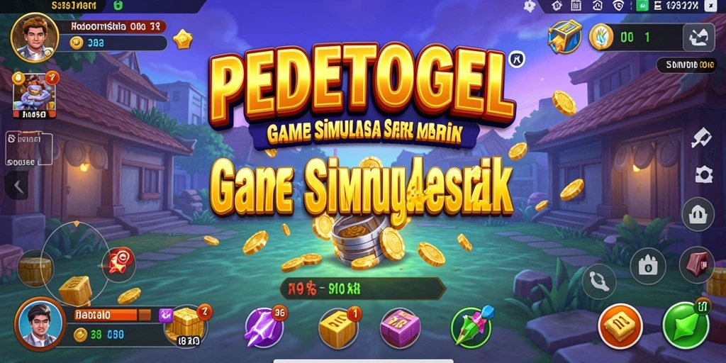 Screenshot gameplay PEDETOGEL menampilkan pengalaman simulasi yang mendebarkan.