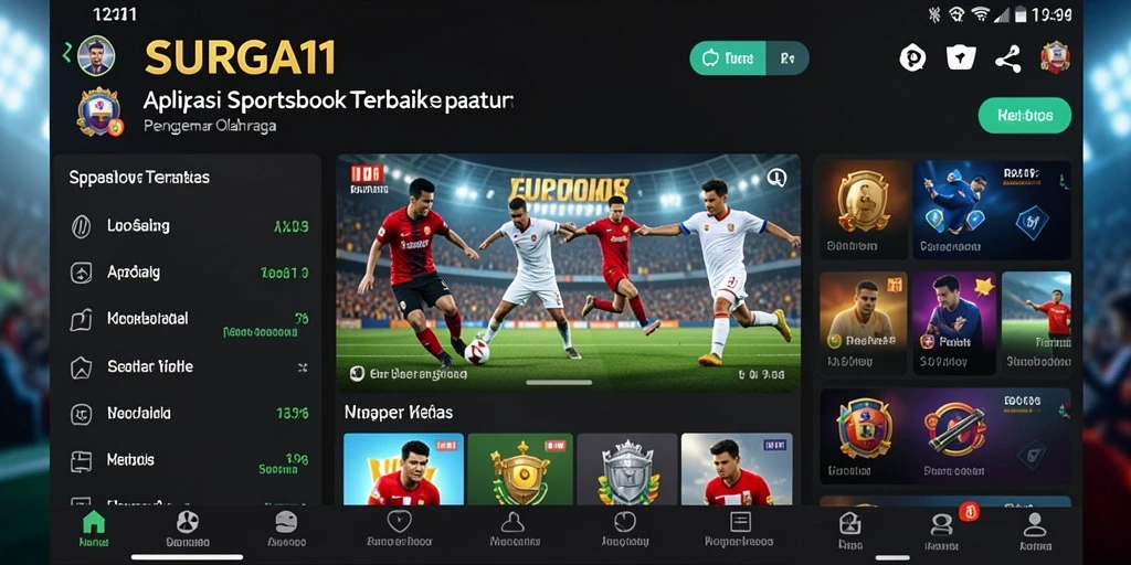 Tangkapan layar SURGA11 menunjukkan pengalaman taruhan yang mendebarkan.